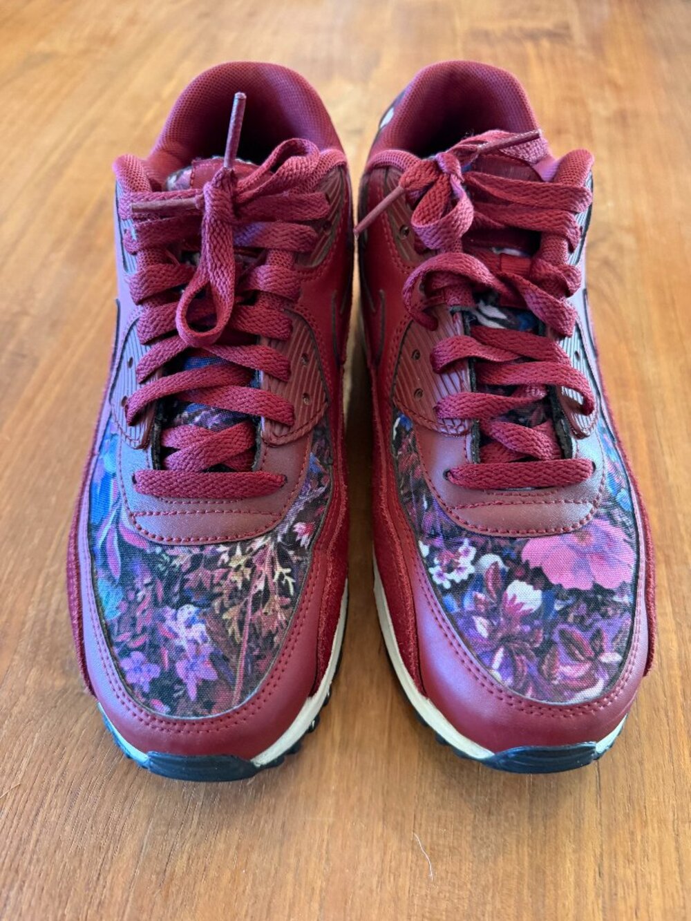 Nike Air Max 90 Burgundy Floral - RARE